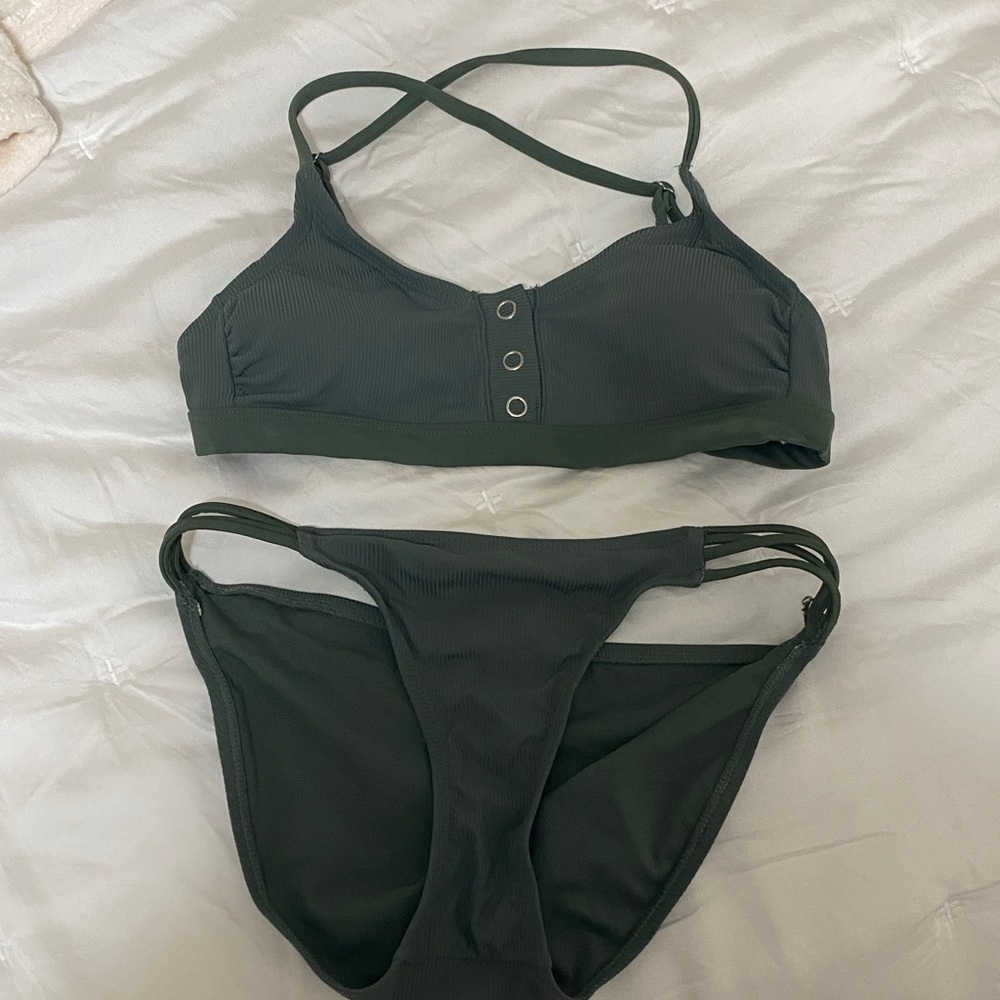 Target Dark Green Bikini Set
